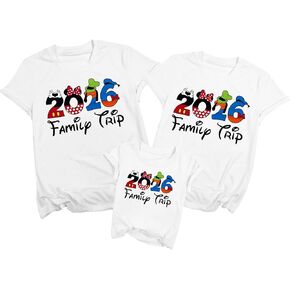 Family Vacation Matching Shirts 2026 Magical Family Matching Outfits Cute Magical Summer Trip Clothes in Kuwait