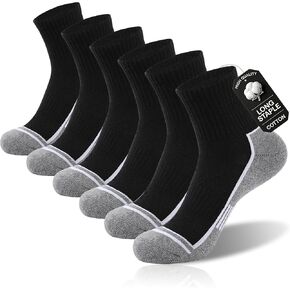 Urban Virgin Men Athletic Quarter Running Compression Socks Cotton Cushioned Athletic Ankle Moisture Wicking Socks Women in Saudi Arabia