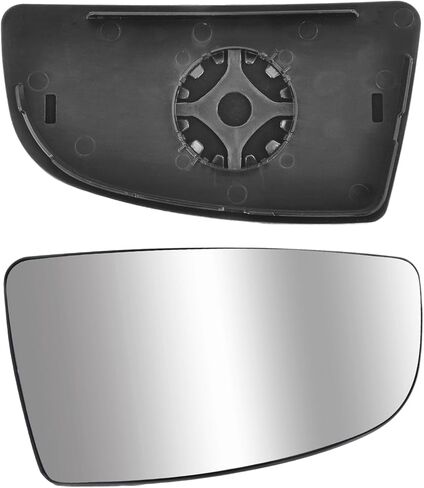 Passenger Side Upper and Lower Mirror Glass Replacement for Ford Transit 150 250 350 from 2015 to 2025, Heated Convex Chromed Mirrors with Backplate, Replaces CK4Z17K707B BK3Z17K707A in Saudi Arabia