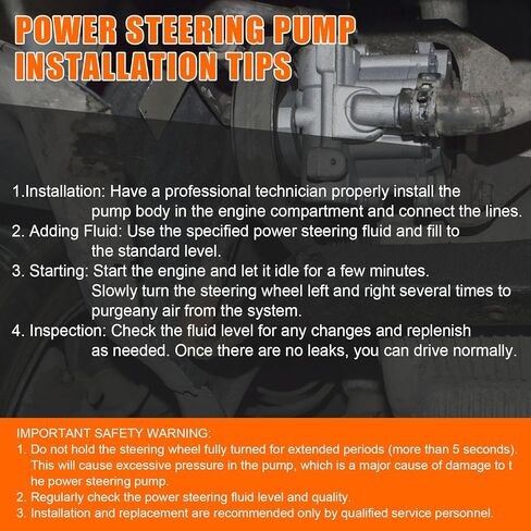 207272F Power Steering Pump Direct for F150 1990-1996, for F250 HD 1997-1997, for F350 1990-1996, for Bronco 1990-1996, for F250 1990-1997, OE# F0TZ3A674A, 20-7272 in Kuwait