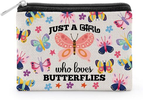 Butterfly Gifts for Women Butterfly Lover Gifts for Women Coin Purse Butterflies Inspirational Christmas Gift for Friends Mom Sister Female Coworker Butterflies Themed Gift Birthday Coin Wallet in Saudi Arabia