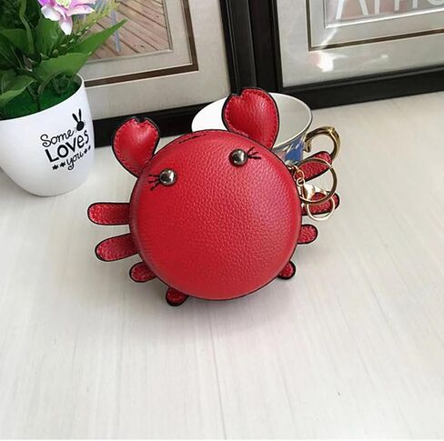 Leheybia 1 قطعة محفظة سرطان البحر عملة محفظة سرطان البحر الحيوان الكرتون تغيير الحقيبة لطيف محفظة جلدية الجدة عملة محفظة مضحك عملة محفظة للنساء (الأحمر) in Kuwait