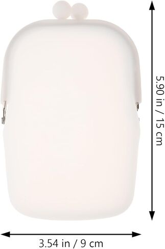 Small Coin Purse Silicone Pouch for Women Multifunctional Mobile Phone Bag Coin Wallet Compact Travel Lipstick Holder Easy to Clean Mini Purse for Daily Use in Saudi Arabia
