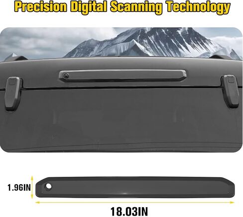 LED Third Brake Light Cover Trim for Ford Bronco Sport 2021-2025, Tail High Mount Stop Lights Guard Protector for Bronco Sport 2022 2023 2024 Exterior Accessories, Smoke Lens in Kuwait