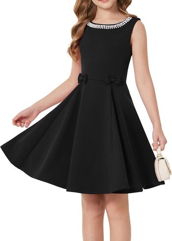 GRACE KARIN Girls Party Dress Summer Kids Formal Dresses Sleeveless Midi Wedding Guest Dress in Saudi Arabia