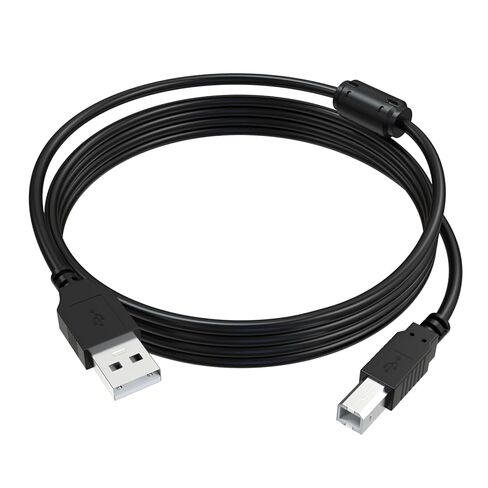 كابل USB 2.0 من الطابعة إلى الكمبيوتر لـ Epson وHP وCanon وBrother وLexmark وDell وXerox وSamsung والمزيد من الطابعات والماسحات الضوئية والخوادم ولوحات مفاتيح MIDI والبيانو والاتصال بالكمبيوتر والكمبيوتر المحمول والكمبيوتر الشخصي (5 أقدام و1.5 متر) in Saudi Arabia