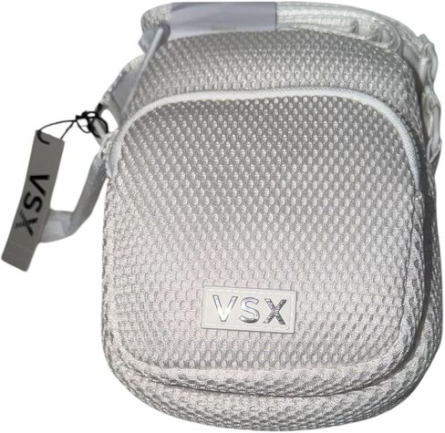 Victoria's Secret VSX Phone Sling Crossbody Bag White Lightweight Mesh Zip Pouch New in Saudi Arabia
