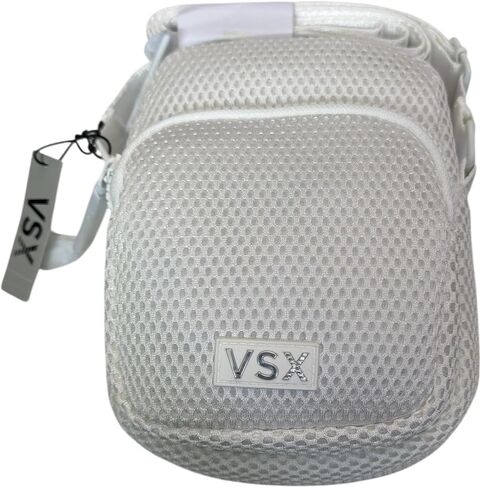 Victoria's Secret VSX Phone Sling Crossbody Bag White Lightweight Mesh Zip Pouch New in Saudi Arabia