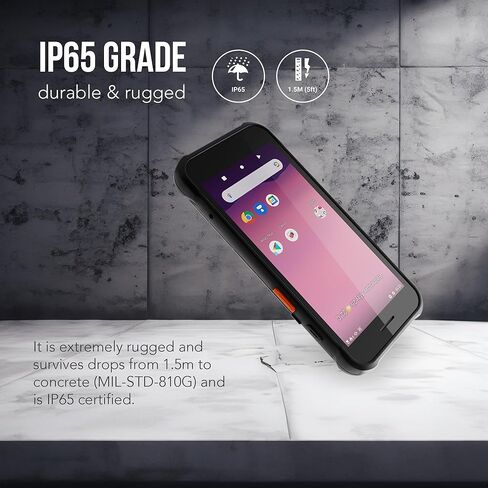 ماسح باركود PM75 متين يعمل بنظام Android - شاشة 5.5 بوصة HD+، Qualcomm 2.0 جيجا هرتز ثماني النواة، 4 جيجا/64 جيجا، ماسح ضوئي 1D/2D هانيويل، IP65، بطارية 5800 مللي أمبير، NFC، Wi-Fi، بلوتوث، Android 11 PDA in Saudi Arabia