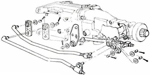 Inline Tube Compatible with 1964-72 GM A-Body 4 Speed Rod Fitting Shifter Rod To Shifter 1pc in Saudi Arabia