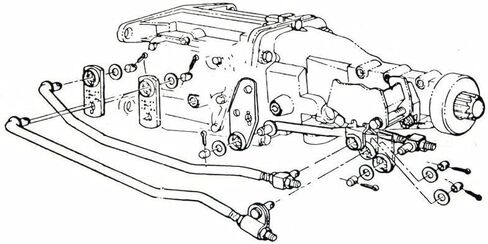 Inline Tube Compatible with 1968-72 GM A-Body 4 Speed Reverse Arm 1pc in Saudi Arabia