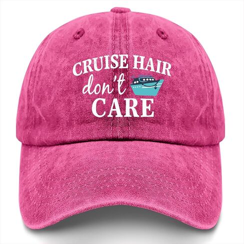 Cruise Hair Don’t Care Hats for Womens Stylish Washed Distressed Baseball Cap in Saudi Arabia