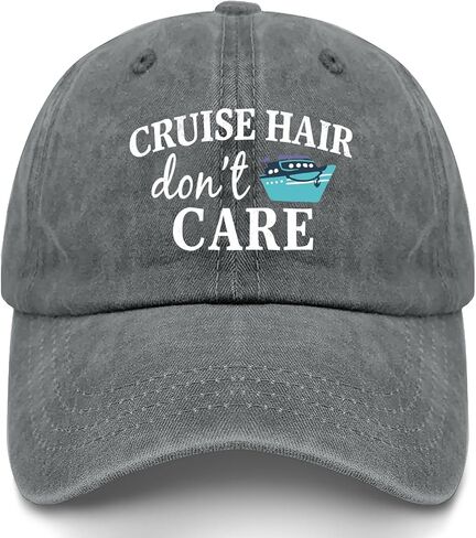 Cruise Hair Don’t Care Hats for Womens Stylish Washed Distressed Baseball Cap in Saudi Arabia