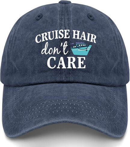 Cruise Hair Don’t Care Hats for Womens Stylish Washed Distressed Baseball Cap in Saudi Arabia
