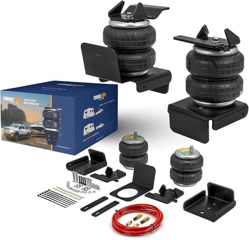 TORQUE Airbag Air Bag Suspension Kit for 2019-2023 Chevrolet Chevy Silverado 1500 and GMC Sierra 1500 Rear Helper Bag Spring Towing 5000 lbs (Replaces Firestone Ride Rite 2609) (TR2609) in Saudi Arabia