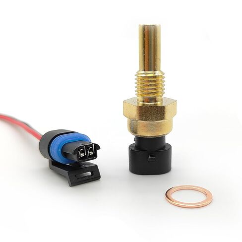 12608814 Engine Coolant Temperature Sensor W/Connector Replacement for Chevrolet Malibu 2.2L 2.4L 3.5L 3.9L 04-12 in Kuwait