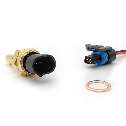 12608814 Engine Coolant Temperature Sensor W/Connector Replacement for Chevrolet Malibu 2.2L 2.4L 3.5L 3.9L 04-12 in Kuwait