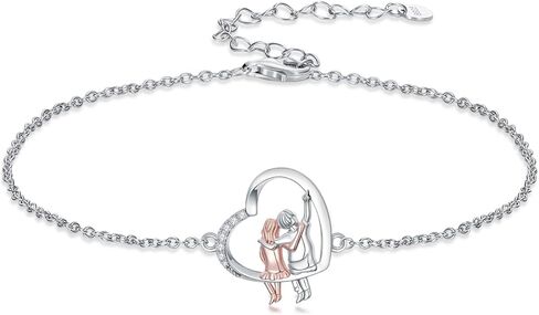 WINNICACA Sister Gifts from Sister/Brother Sisters Bracelet for Women Sterling Silver Friendship Bracelets Birthday Graduation Gifts in Saudi Arabia