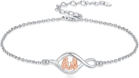 WINNICACA Sister Gifts from Sister/Brother Sisters Bracelet for Women Sterling Silver Friendship Bracelets Birthday Graduation Gifts in Saudi Arabia