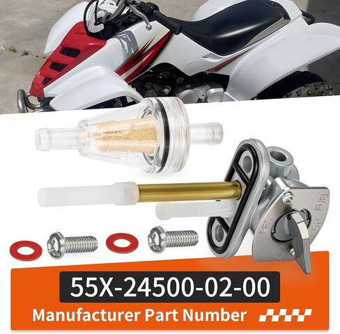مجموعة صمام الوقود بيتكوك لياماها بادجر جريزلي رابتور 50 80 YFM50R YFM80 Champ 100 YFM100 TY350 1985-2008 55X-24500-02-00 in Saudi Arabia