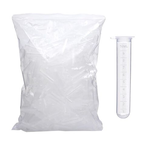 أنابيب الطرد المركزي الدقيقة 10 مل 200 قطعة، أنابيب الطرد المركزي مع غطاء مرفق، جهاز طرد مركزي صغير مستدير شفاف، حاوية قوارير زجاجات عينة صغيرة للمختبر، أنابيب بلاستيكية للمختبر، تخرج واضح in Kuwait