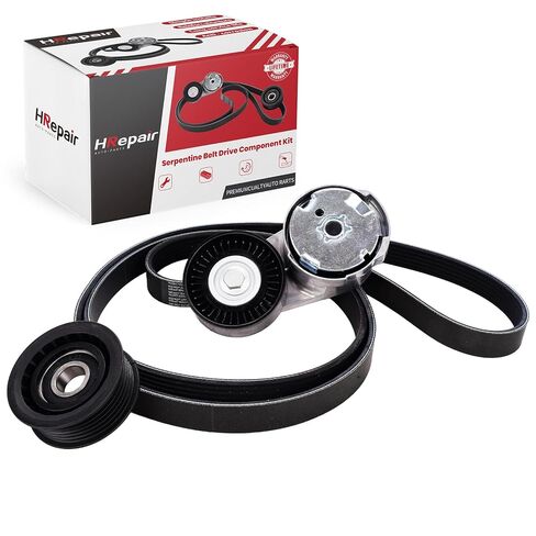 Serpentine Belt Tensioner & Idler Pulley fits for 2011-2019 Chrysler 200/Town & Country,Dodge Avenger/Grand Caravan/Journey,Ram C/V 丨39282 38082 90K-39282D in Kuwait