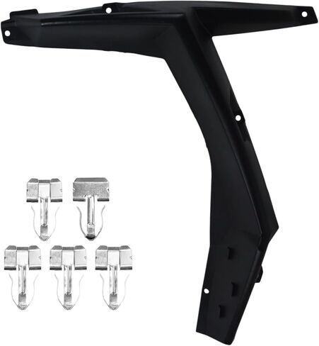 5439760070 بديل للحاجز الأمامي الأيسر لـ Polaris RZR XP 4 1000 2014-2021 RZR 900 2015-2020 Turbo 2016-2021 واقي الطين البلاستيكي شديد التحمل باللون الأسود اللامع in Kuwait