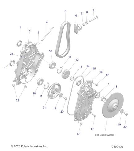 محمل كروي لمركبة الثلج Polaris، جزء OEM الأصلي 3514643، الكمية 1 in Saudi Arabia
