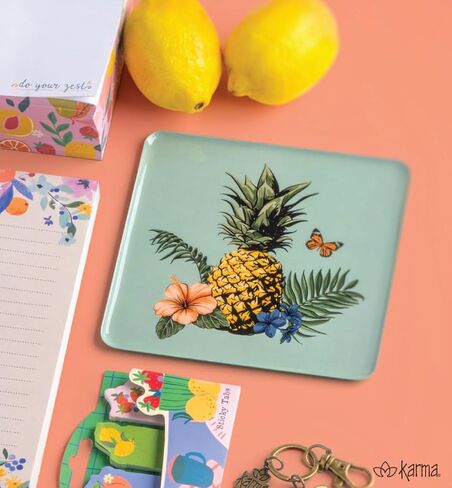Karma, Enamel Trinket Tray, Heart Colorful Ring Bowl, Jewelry Dish Tray for Rings Bracelets Necklace, Small, Heart Scandi in Saudi Arabia