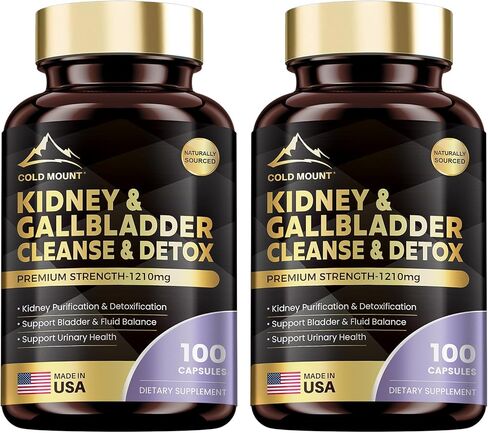 Kidney Cleanse Detox & Repair, Kidney & Gallbladder Health Support Supplement with Cherry, Nettle Leaf, Cranberry & Dandelion, Promotes Urinary Health, Bladder & Fluid Balance, 100 Softgels in Saudi Arabia