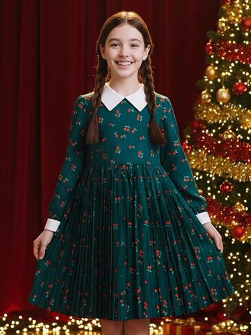 Girls Clothes Girls Fashion Dress Long Sleeve Cute Dress in Saudi Arabia