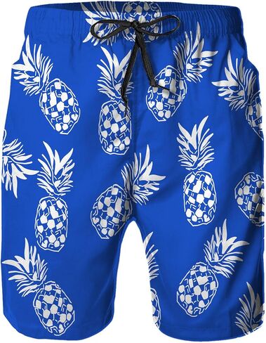 Mens Swim Trunks with Mesh Lining,Quick Dry Board Shorts Beach Pants Swimwear Bathing Suits in Saudi Arabia
