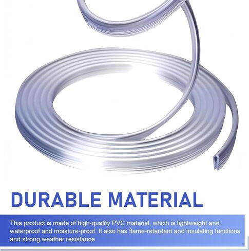 Car Door Edge Guard, 16.4 ' Scratch-Resistant U-Shaped Cuttable Protective Trim with Double-Sided Tape, Waterproof Cushioning Invisible Door Entry Guard, Universal Sealing Strip (Transparent) in Saudi Arabia