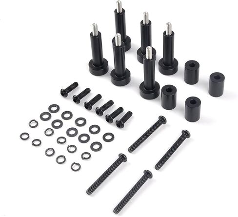 Panical Flip Highway Pegs Adjustable Foot Pedals For Honda Goldwing GL1800 GL1800B F6B 2021-2026 Aluminum Alloy Black in Saudi Arabia
