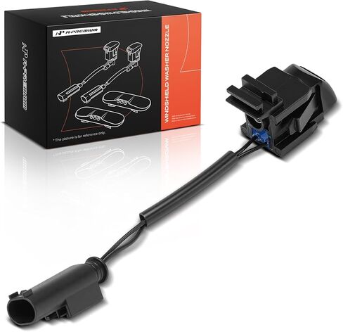 A-Premium Windshield Wiper Nozzle Compatible with Mercedes-Benz C350, C280, C230, E350, E320, E500, E55 AMG, E63 AMG, CLS550, CLS63 AMG, CLS500, Spray Jet Heating, Replace# 2118600147 in Saudi Arabia