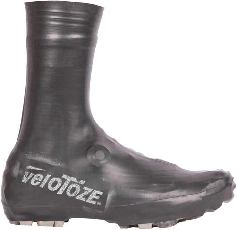 veloToze Tall Gravel Shoe Cover - MTB Overshoes Protect Cycling Shoes on Gravel Trails and Mountain Bike Rides - Protects Shoes and Feet from Rain in Saudi Arabia