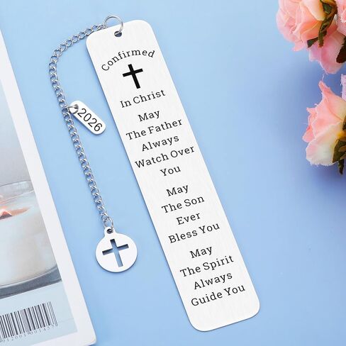 Confirmation Gifts for Kids Teenager Girls Boys Christian Bookmark Easter Gifts Confirmed in Christ Bookmark Baptism First Communion Gifts Religious Bible Verse Bookmark Gifts Christmas Gifts in Kuwait