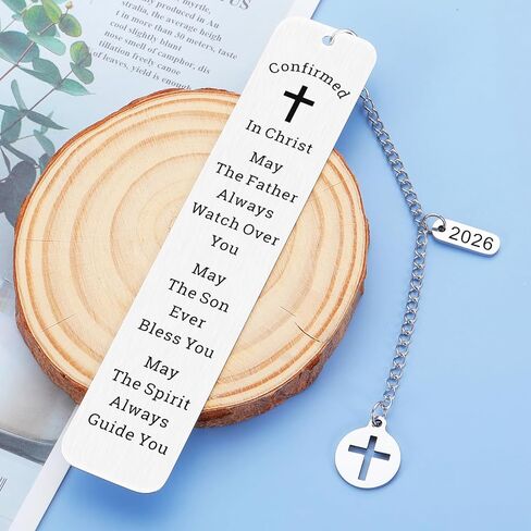 Confirmation Gifts for Kids Teenager Girls Boys Christian Bookmark Easter Gifts Confirmed in Christ Bookmark Baptism First Communion Gifts Religious Bible Verse Bookmark Gifts Christmas Gifts in Kuwait