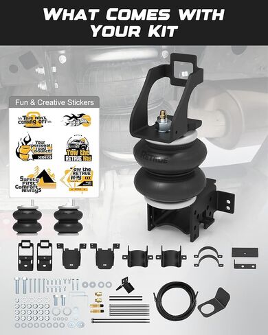 RETRUE Rear Air Bags Suspension Kit for 1999-2004, 2008-2010 Ford F250 F350 Truck Towing, 5000 Lb of Load Leveling Capacity, Replacement for Firestone 2550 Ride Rite Airbags for Trucks Rear Suspension in Saudi Arabia