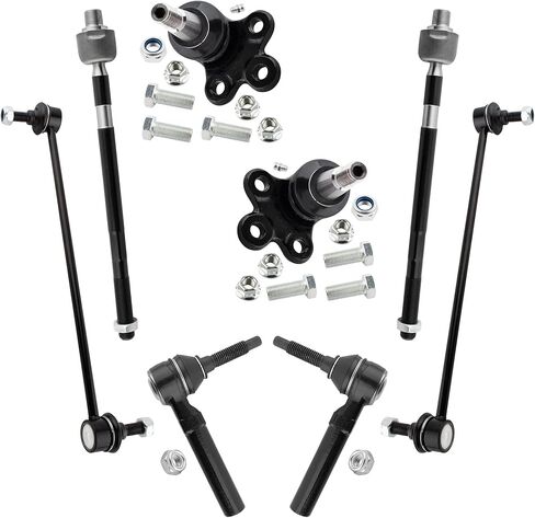 EV800572 ES800286 K750155 K500088 Front Inner & Outer Tie Rod Ends Sway Bar Links Lower Ball Joints for for Buick Enclave 2008-2017 Chevrolet Traverse 2009-2017 GMC Acadia 2007-2017, Pack of 8 in Saudi Arabia