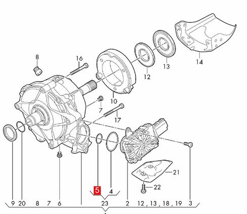 6PCS OR.03.10602 FKM Viton Sealing O-Ring Kit of Clutch 0CJ409405A for Audi for VW in Saudi Arabia