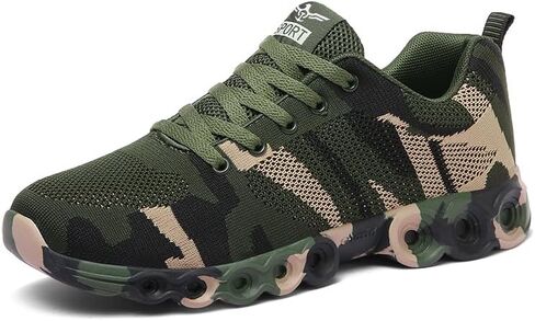 Outdoor Camo Men Women Shoes Camouflage Running Non Slip Training Sports Rock Climbing Camping Hiking Sneaker Footwear in Saudi Arabia