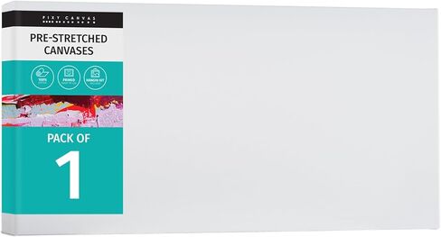 حزمة قيمة من قماش PIXY مكونة من قطعتين من القماش الممدد مقاس 16 × 18 بوصة، وعمق 1-1/4 (1.25) بوصة للوحاتك/الأعمال الفنية/فنون الحائط/ديكور الحائط (عبوة من قطعتين من القماش، 16 × 18 بوصة، منظر طبيعي) in Kuwait