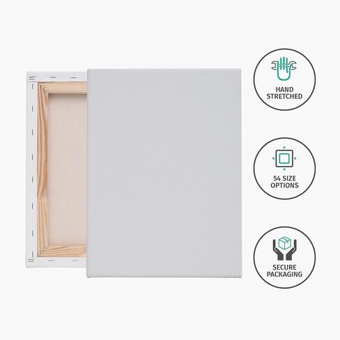 حزمة قيمة من قماش PIXY مكونة من قطعتين من القماش الممدد مقاس 16 × 18 بوصة، وعمق 1-1/4 (1.25) بوصة للوحاتك/الأعمال الفنية/فنون الحائط/ديكور الحائط (عبوة من قطعتين من القماش، 16 × 18 بوصة، منظر طبيعي) in Kuwait