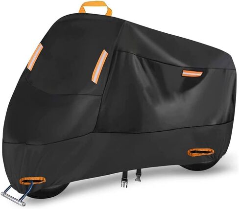 Motorcycle Cover for Kawasaki KLX230, All Season Durable Motorcycles Vehicle Cover, with Windproof Buckle Reflective Strip, Outdoor Accessories in Saudi Arabia