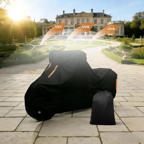 Outdoor Waterproof Motorcycle Cover,for Vespa GTS 310丨Moto Cover Accessories for Outside Storage Scooter Cycle Moped Cover Snow and rain Resistant in Saudi Arabia