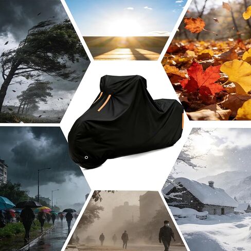 Outdoor Waterproof Motorcycle Cover,for Vespa GTS 310丨Moto Cover Accessories for Outside Storage Scooter Cycle Moped Cover Snow and rain Resistant in Saudi Arabia