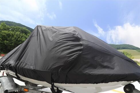SBU Black PWC 600D Jet SKI Cover Compatible for Yamaha Wave Runner GP1300R 2003 2004 2005 2006 2007 2008 2 Seater in Saudi Arabia