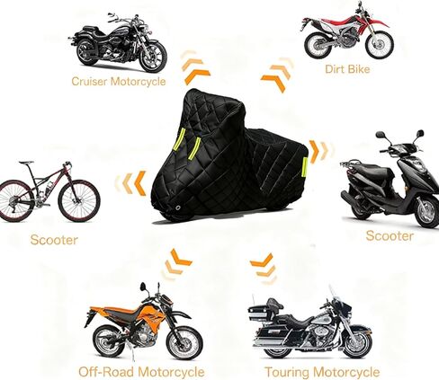 غطاء دراجة نارية لهوندا CRF450RL، أغطية دراجات نارية مغلقة بالكامل، جودة الطقس لجميع المواسم، مقاومة للماء، حماية من أشعة الشمس، حماية خارجية in Saudi Arabia