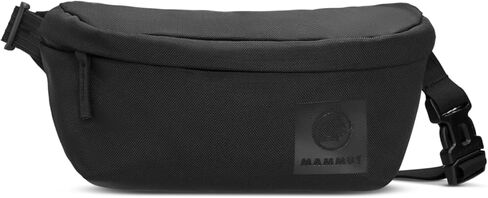 Mammut Xeron Classic Waistpack - Lightweight, Water-Repellent Waist Bag with Zippered Pockets, Black, 2 Liters in Saudi Arabia